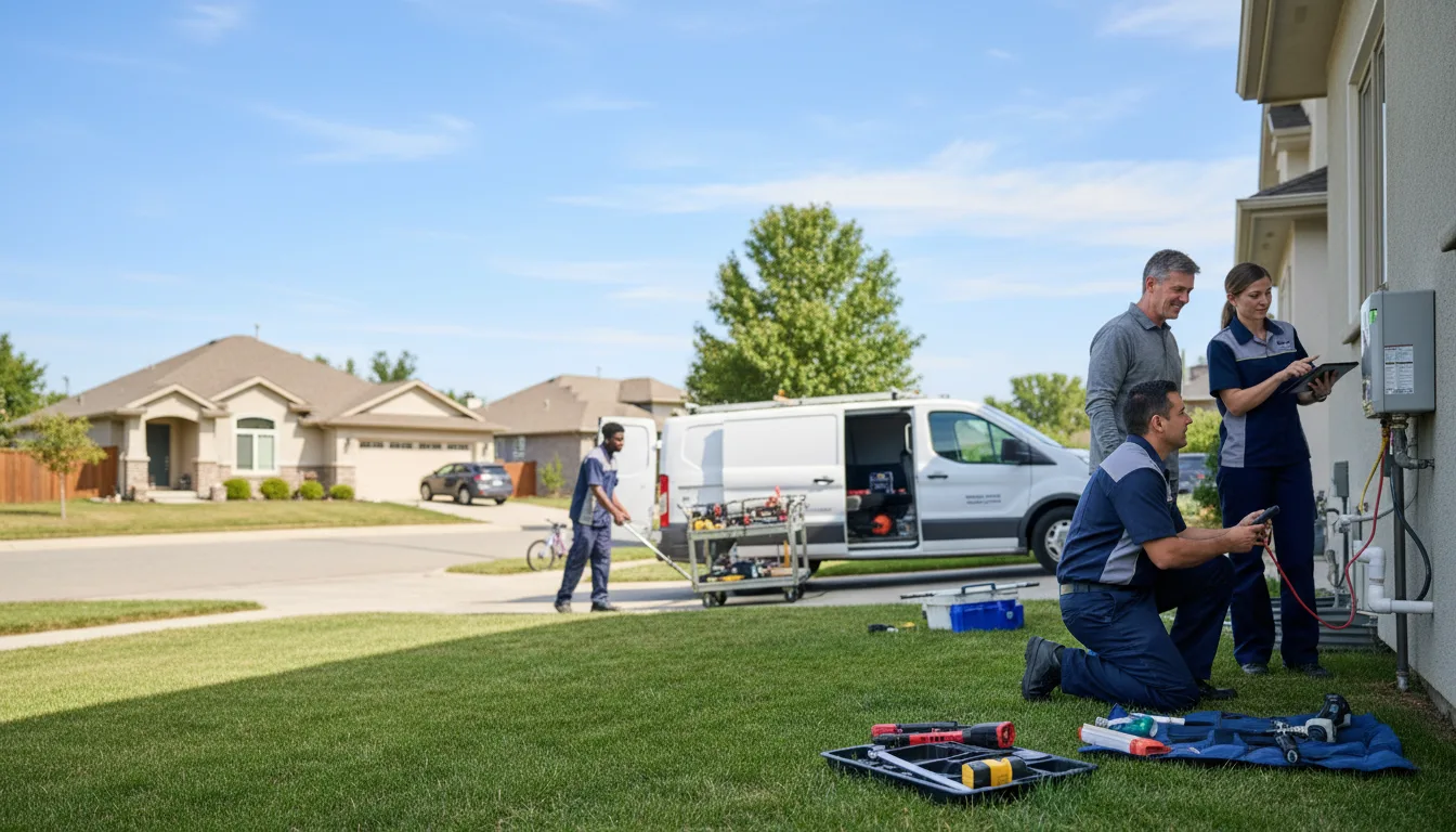 Tankless water heater service in Saxon, WI